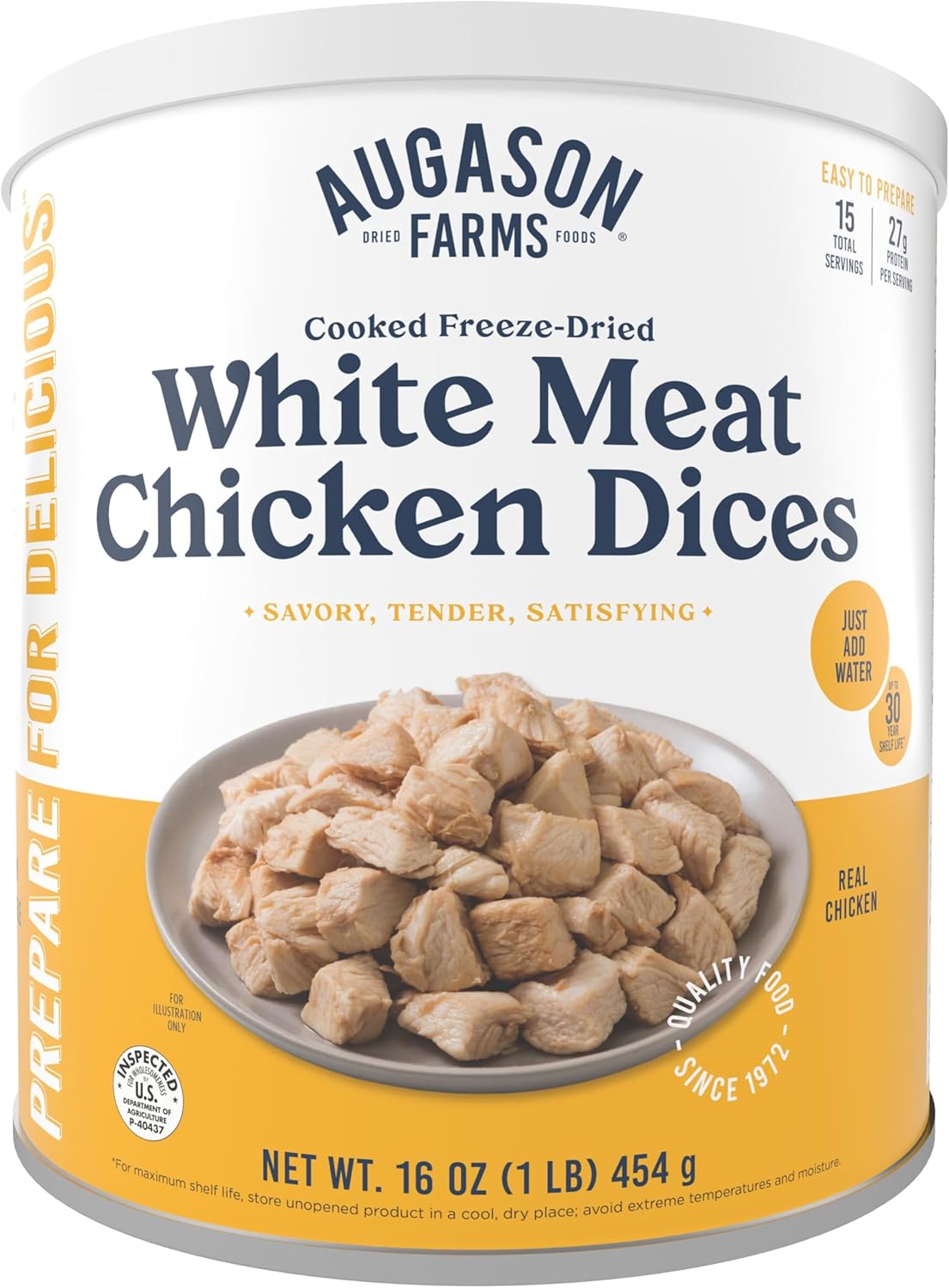 Freeze-Dried White Meat Chicken, 16 oz D489133