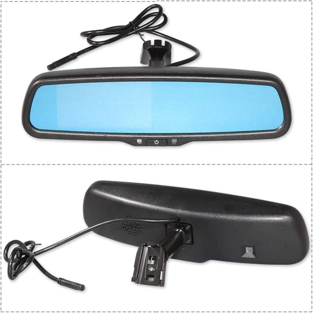 Tailgate Handle Backup Reverse Camera with 4.3 inch Rear View Mirror Monitor Kit X808