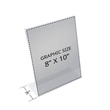 Vertical L-Shaped Sign Holder 10 Pack U49732