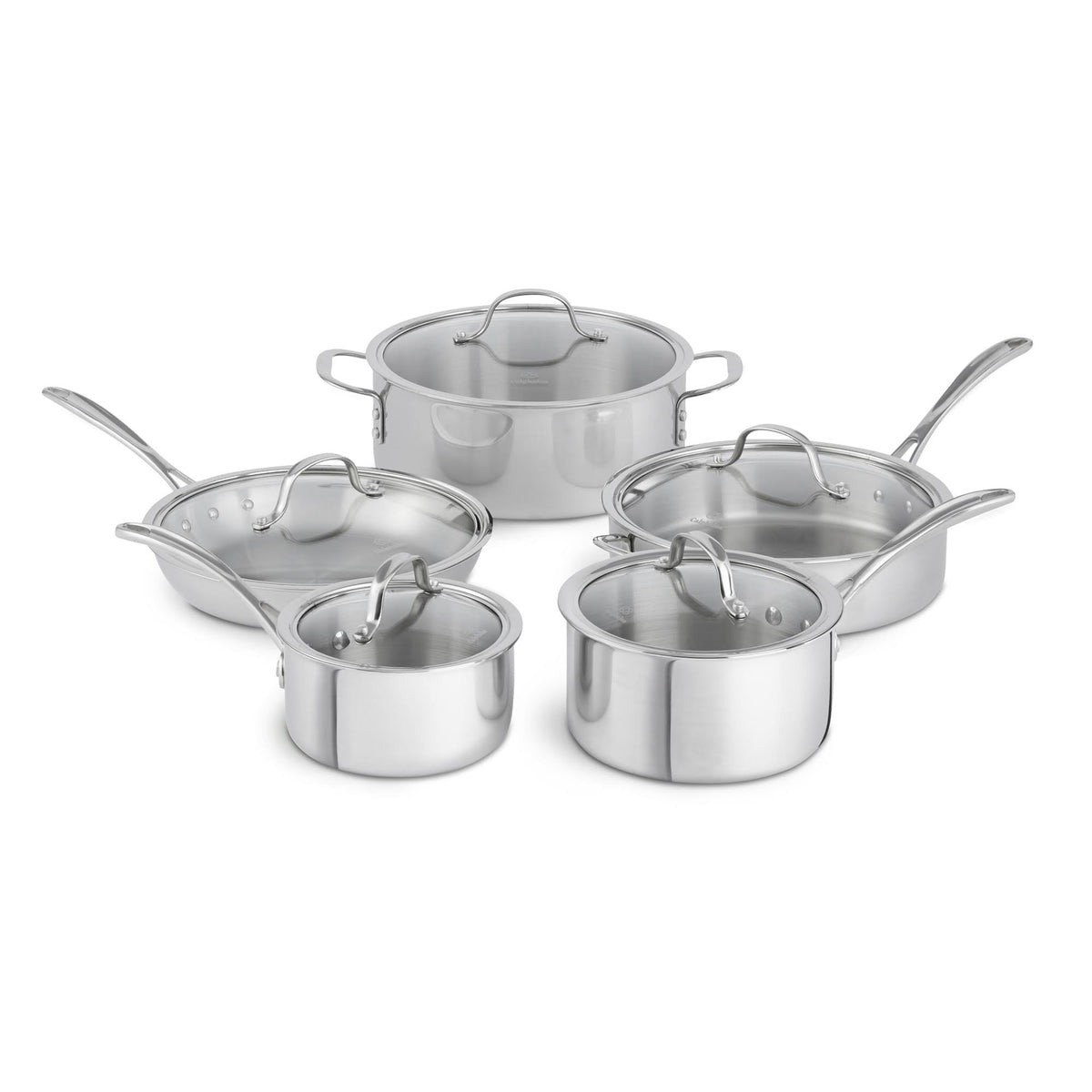 10-Piece Stainless Steel Cookware Set K1076