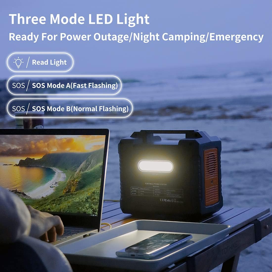 330W Portable Power Station 81000mAh 300Wh Solar Generator M767882