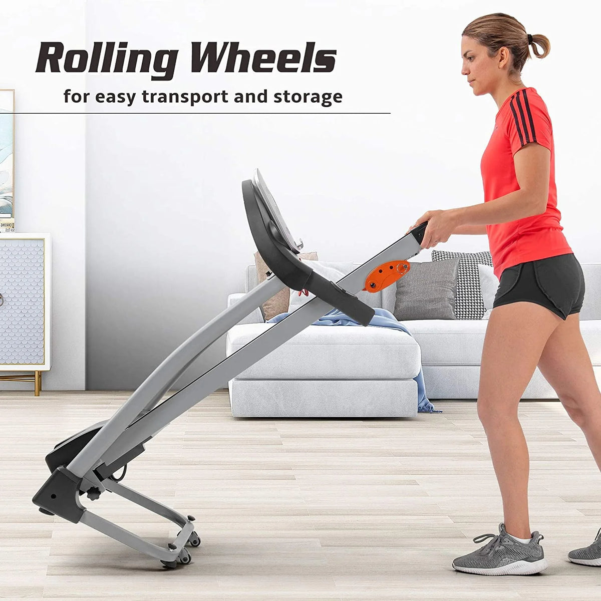Foldable Electric Treadmill 2.5HP with Incline W86109