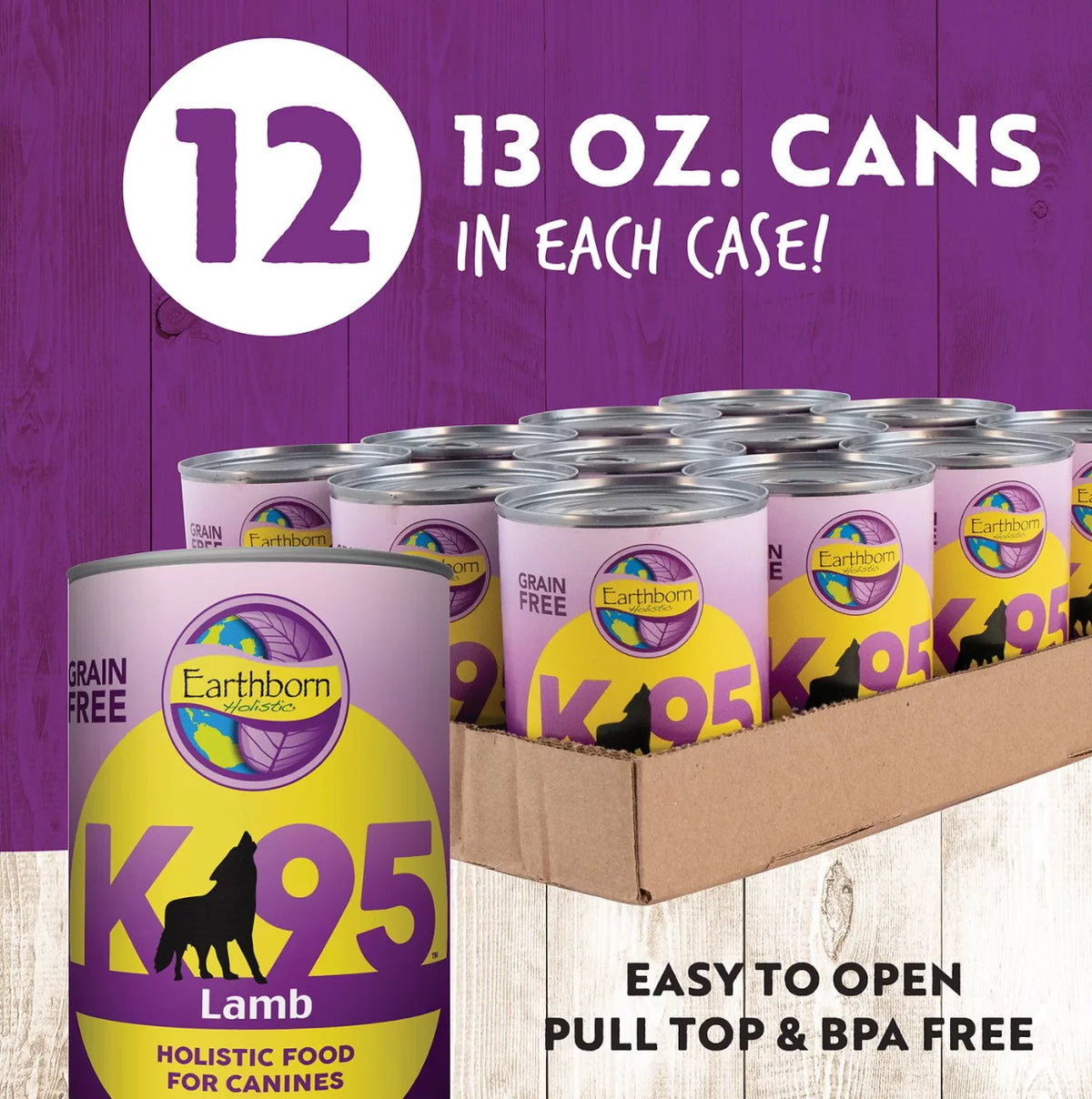 Lamb Grain Free Canned Dog Food, 13 oz V327760