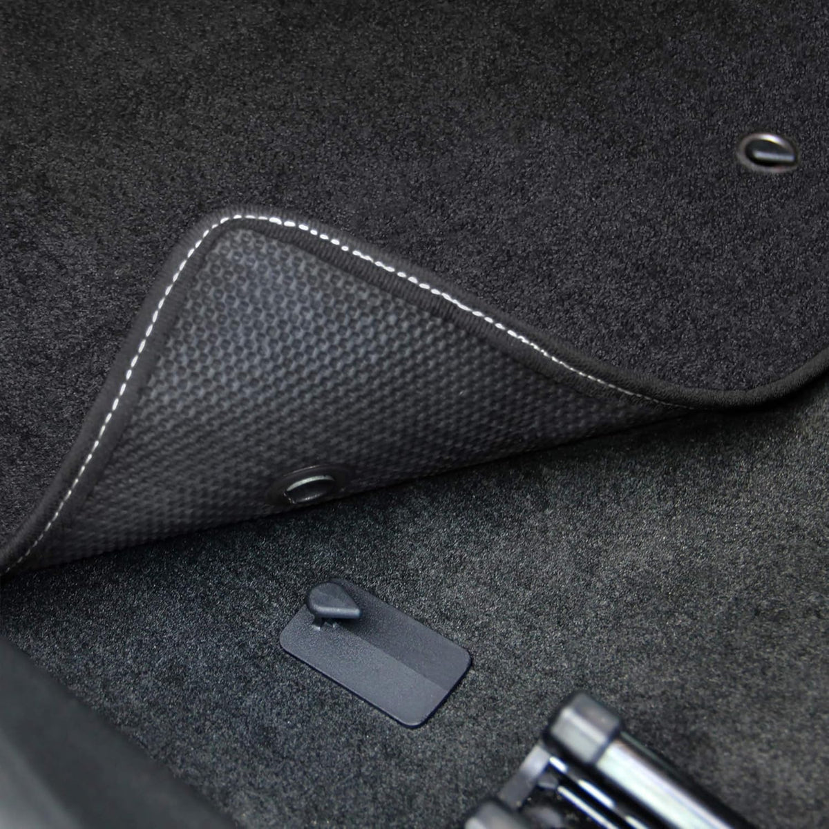 Black Carpet Floor Mats 2Pc Front Set I178482