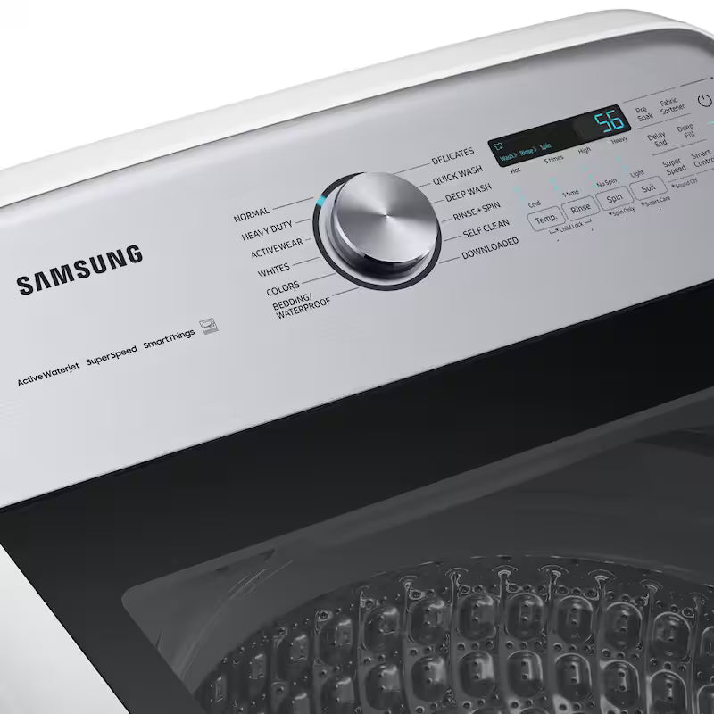 5.5 cu.ft. Smart Top Load Washer with Super Speed in White V253942