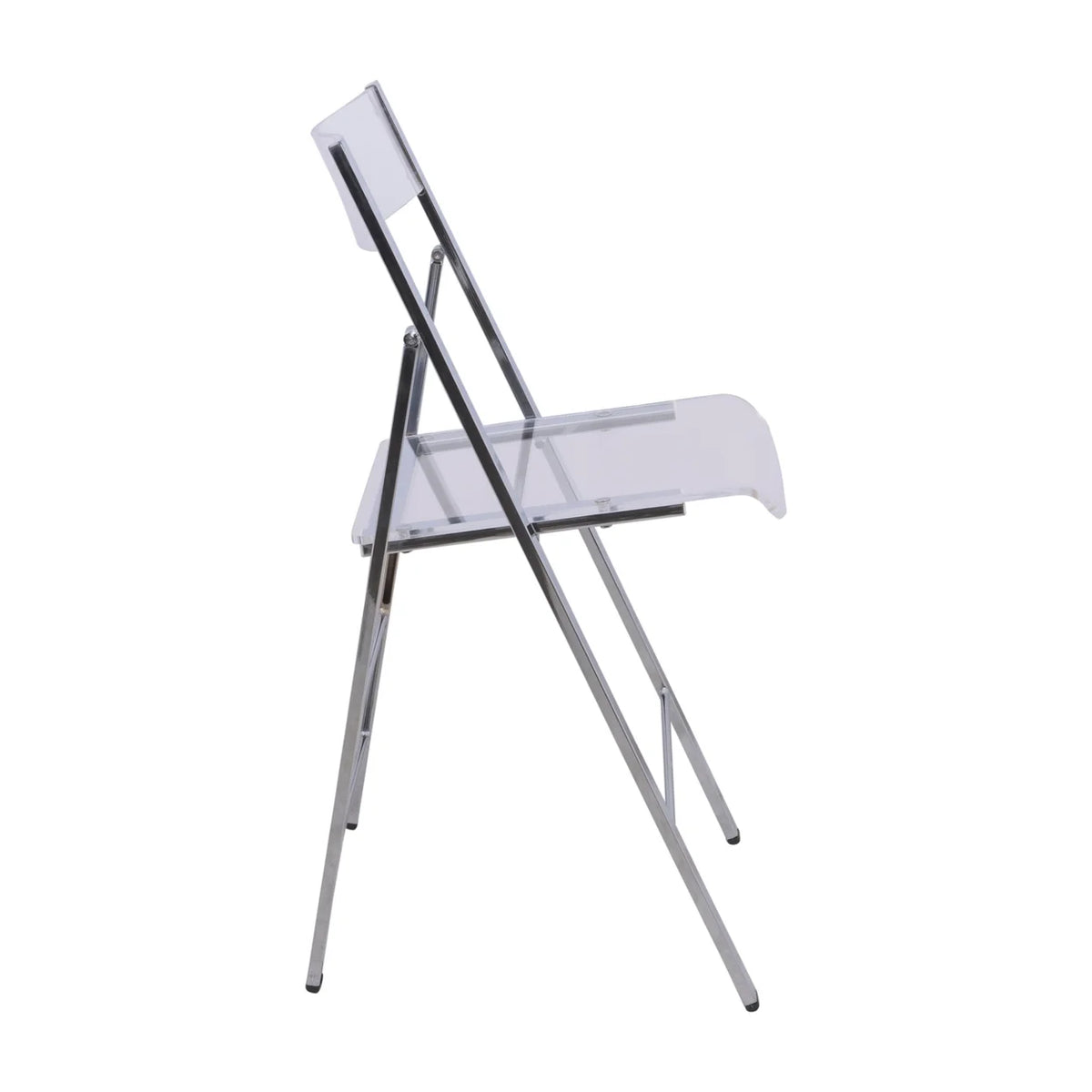 Clear Acrylic Folding Chair Set of 4 S66827