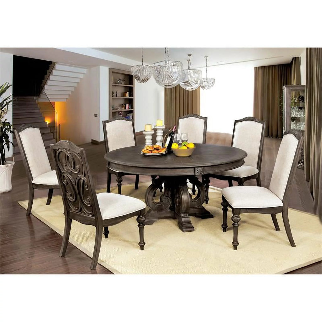 Fabric Padded Dining Chair Set of 2 X676606