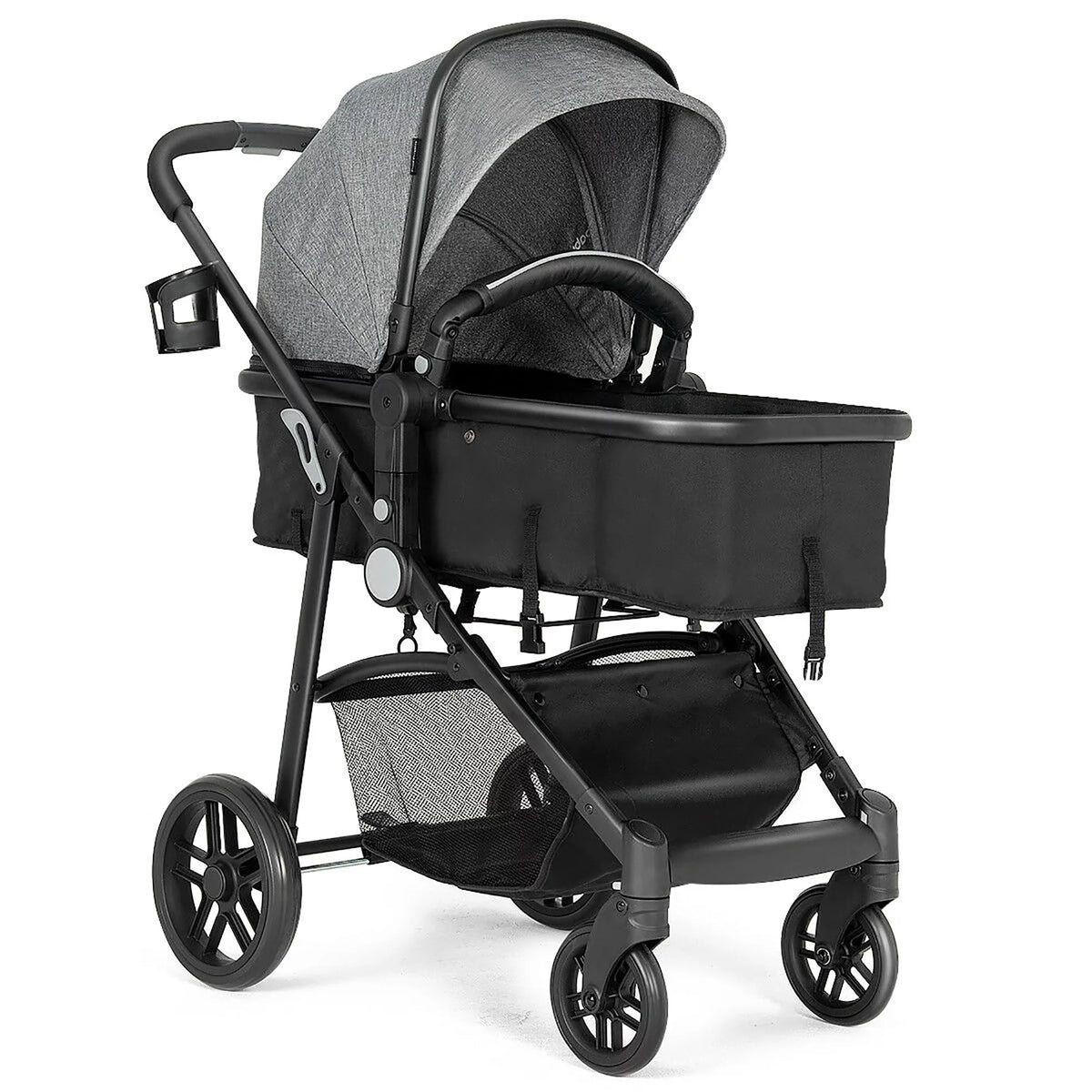 Foldable Baby Stroller Black M194012