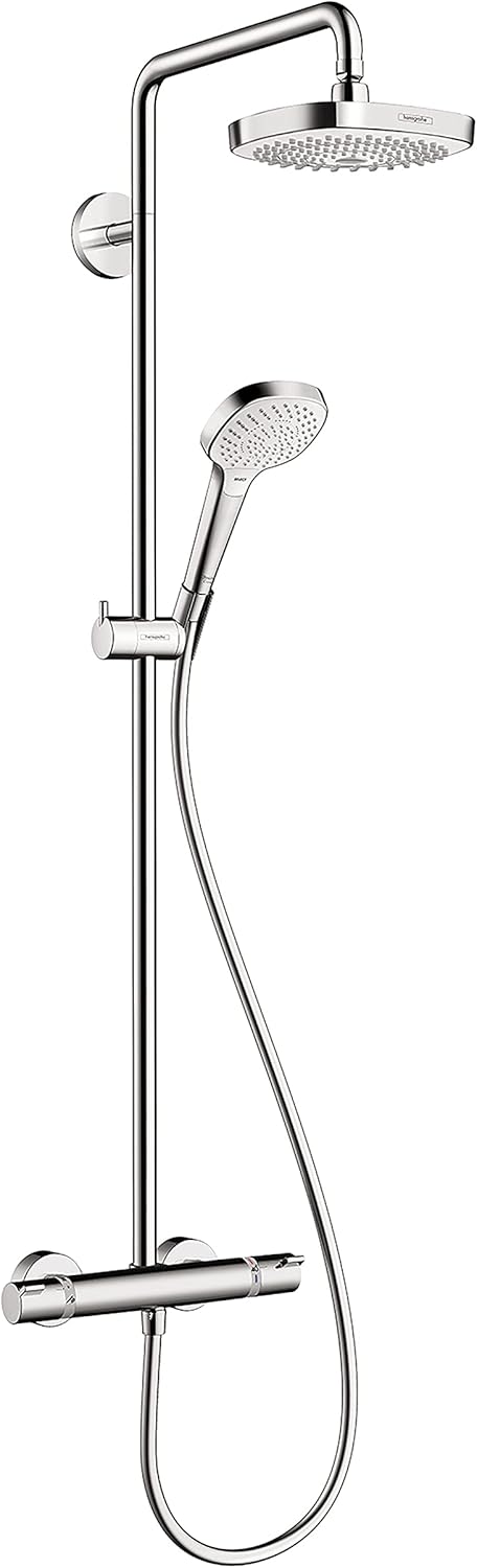 Chrome Showerpipe Shower Set P234