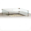 Square Glass Wind Guard for Fire Tables M955716