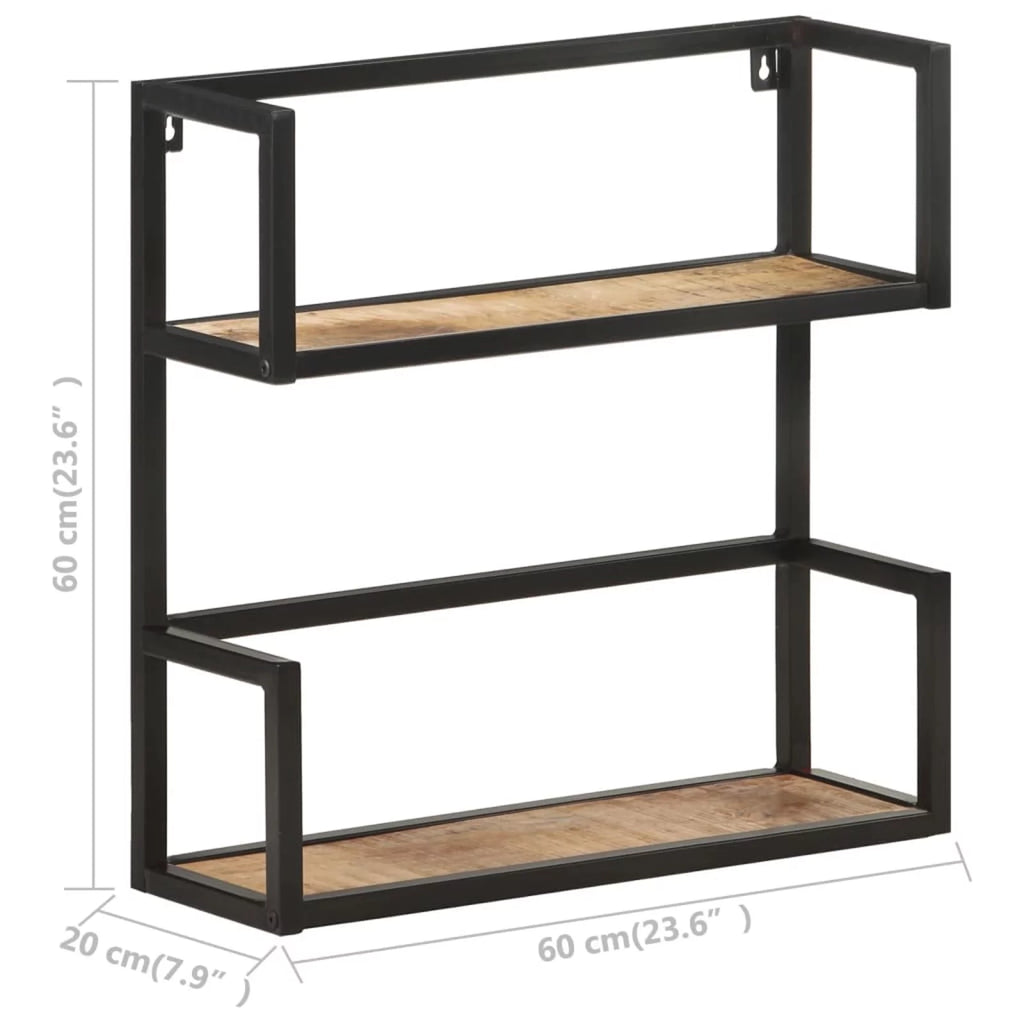 Wall Shelf Rough Mango Wood G5018