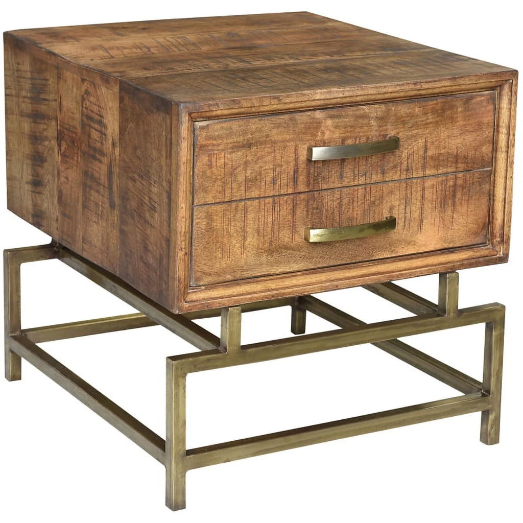 Solid Wood Side Table M247383