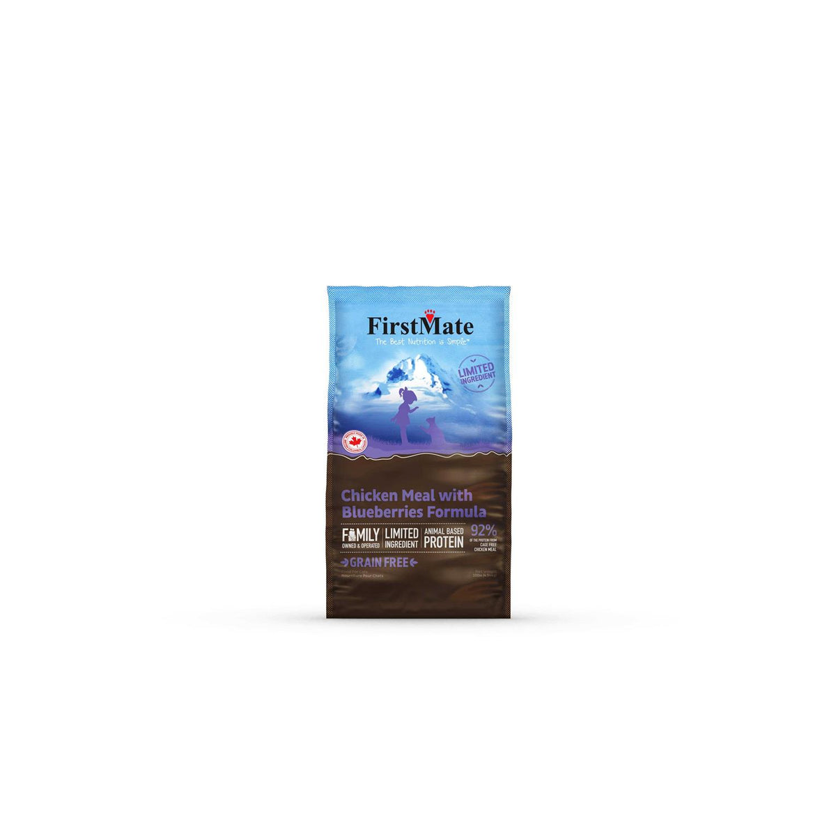 Chicken Meal Blueberries Limited Ingredient Dry Cat Food W29165