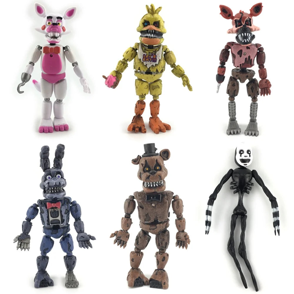 FNAF Funtime Freddy Foxy Sister Action Figures 17Pcs Set F945