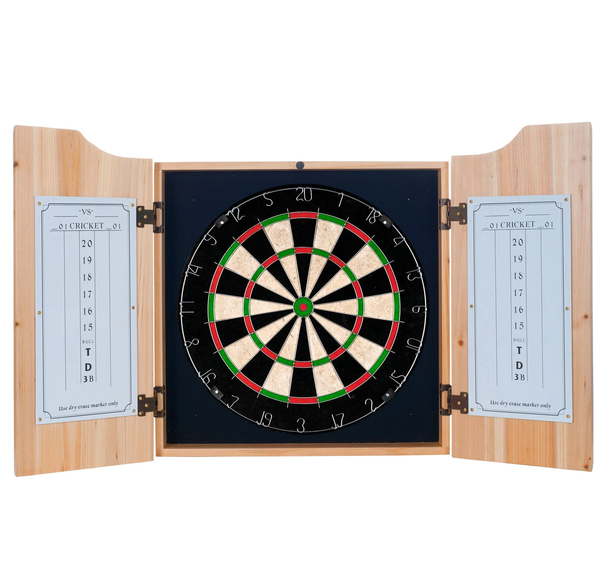 Dart Cabinet Set with Darts and Board K8200