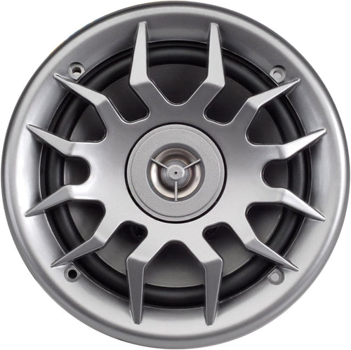 2-Way Waterproof Speaker with Silver Grill, Pack of 2 N2987