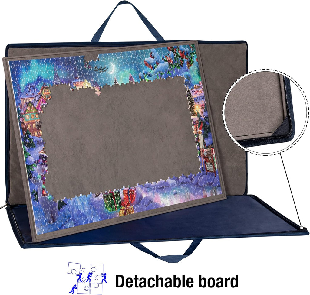 Portable Puzzle Storage Case with Six Sorting Trays for 1,500 Pieces W106