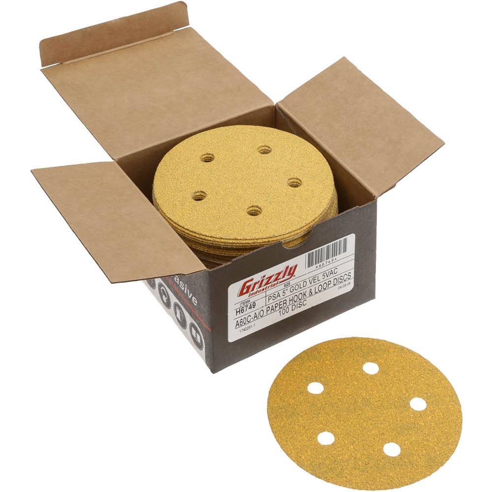 5x22 A/O Sanding Disc, 60-C Grit, 100 Pk. U562