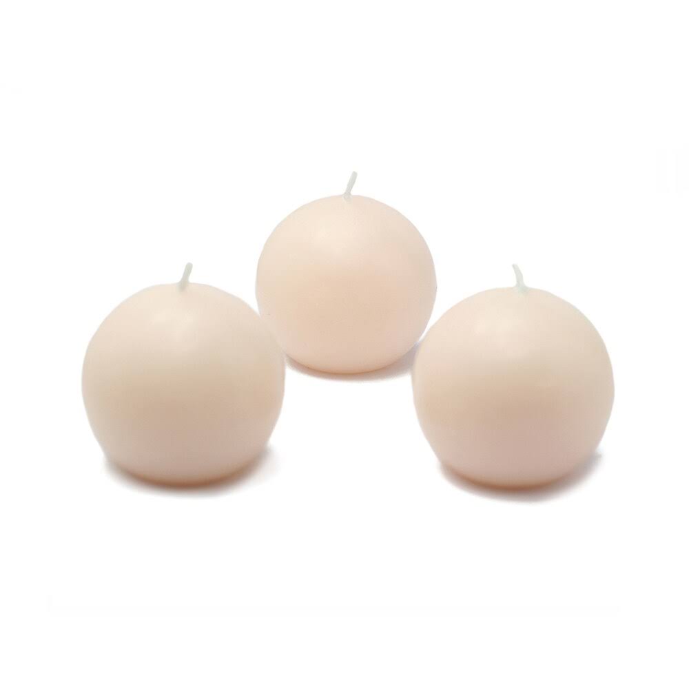 96 Pcs Sage Green Ball Candles H3356