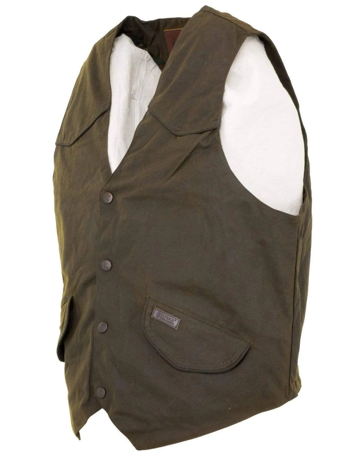 Bronze Oilskin Vest E549