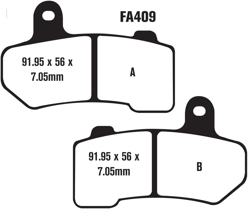 Complete Double-H Sintered Brake Pad Change Kit V999410