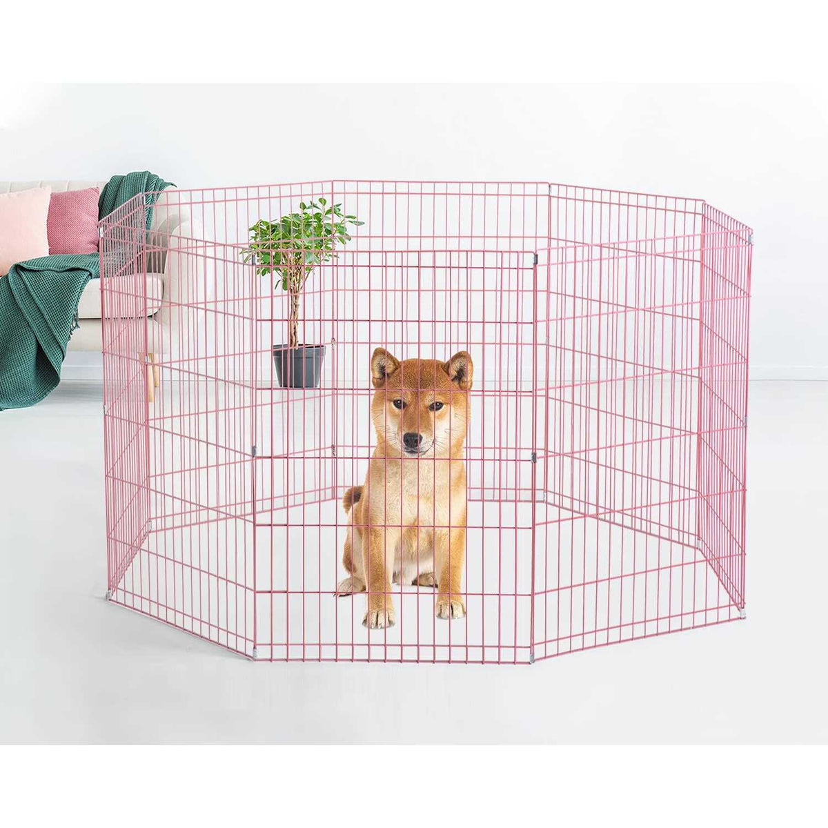 8 Panel Dog Playpen D393360