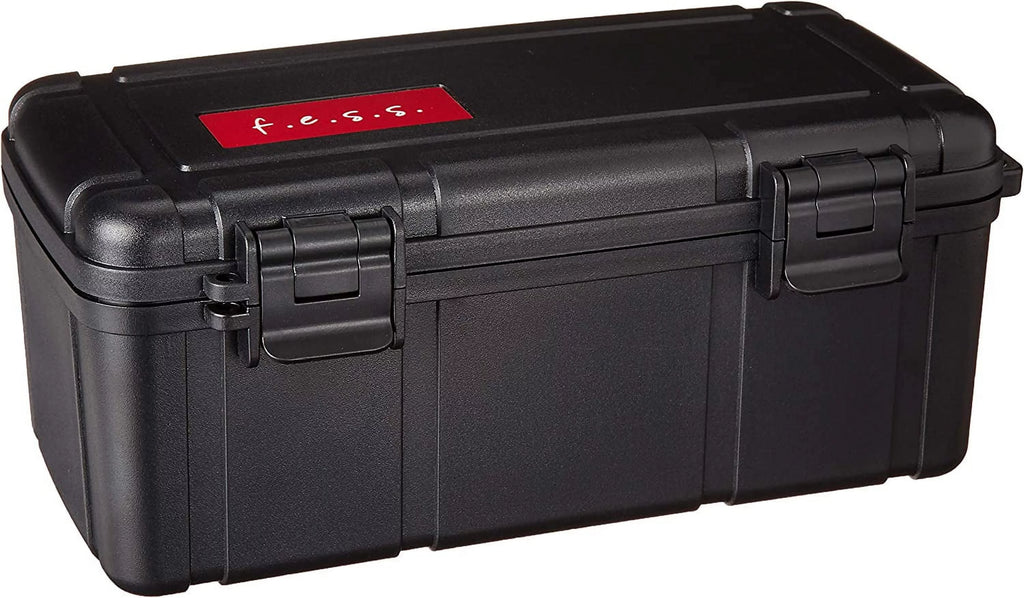 Black Air Tight Cigar Humidor for 10-15 Cigars M330