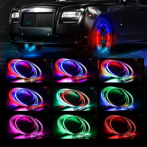 17inch LED Wheel Ring Light Kit with Remote B255128