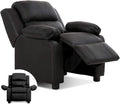 Black Kids Recliner with Footrest and Storage Q6043