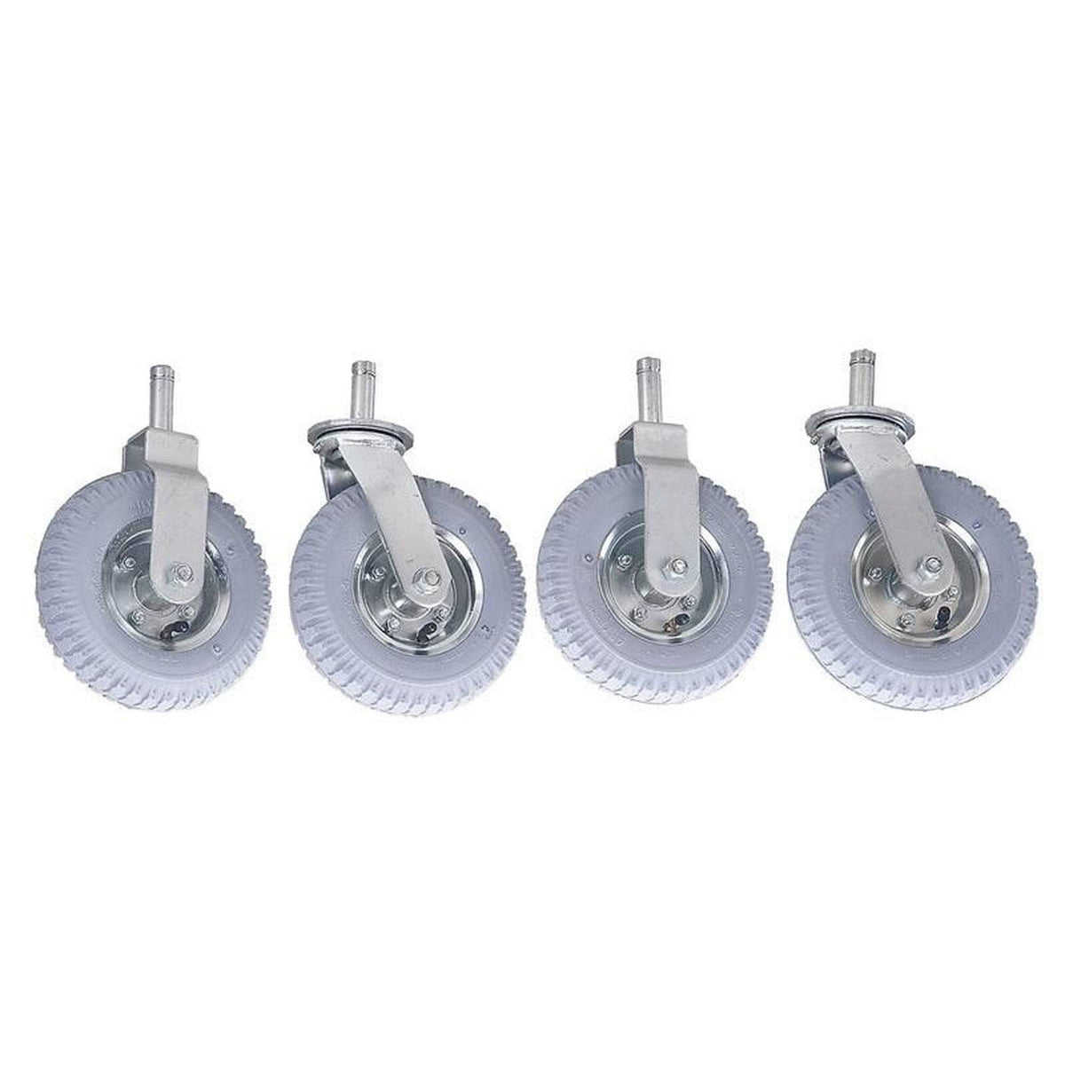 Pneumatic 2 Swivel and 2 Rigid Stem Caster V25819