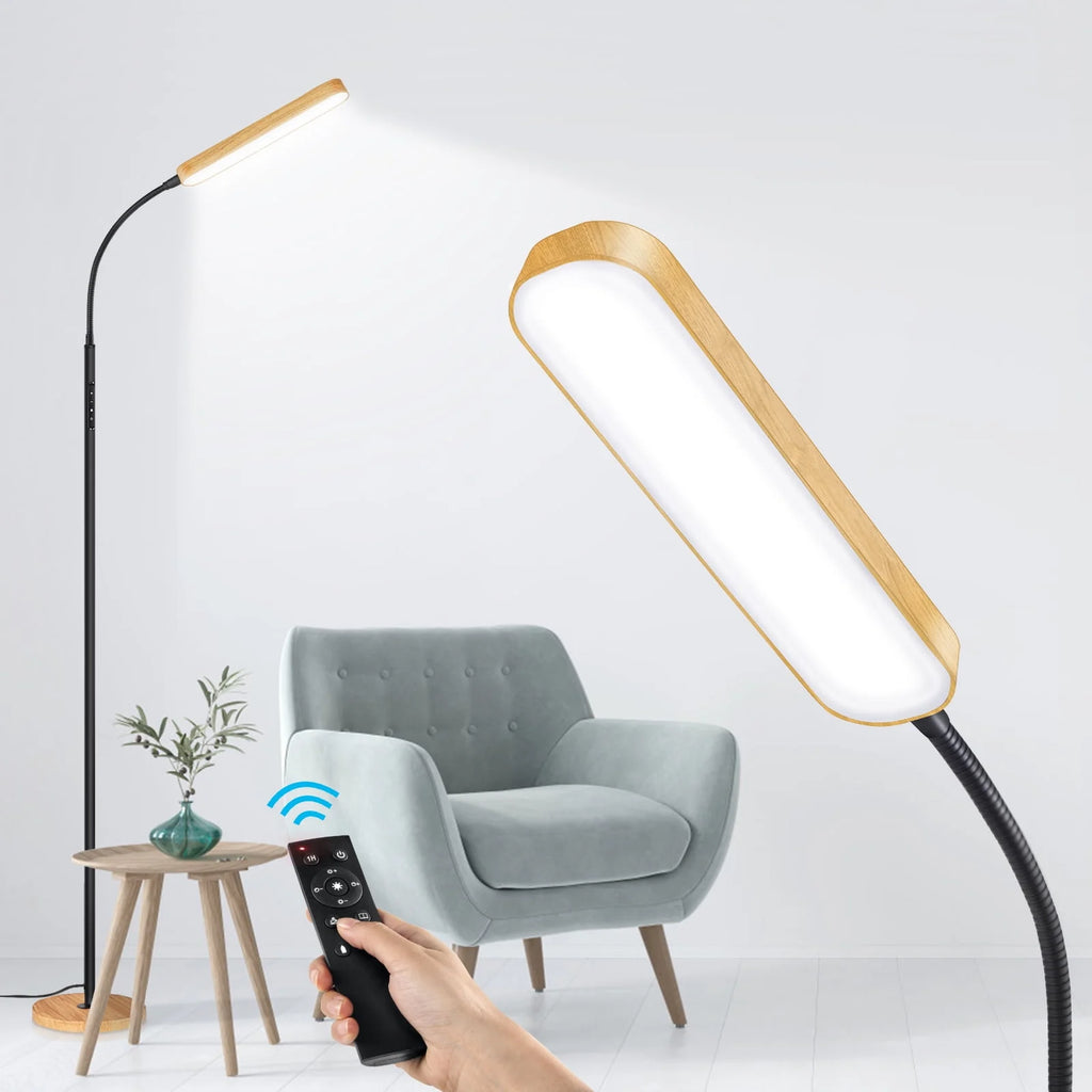 LED Reading Floor Lamp with Remote & Touch Control Q437