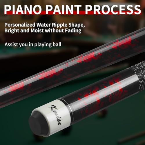 Canadian Maple Pool Cue Set with Chalk and Gloves Q1127