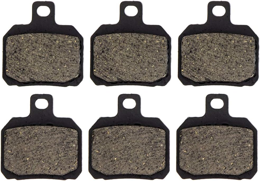 Front L/R and Rear Right Brake Pad Set Organic 3 Pack H731