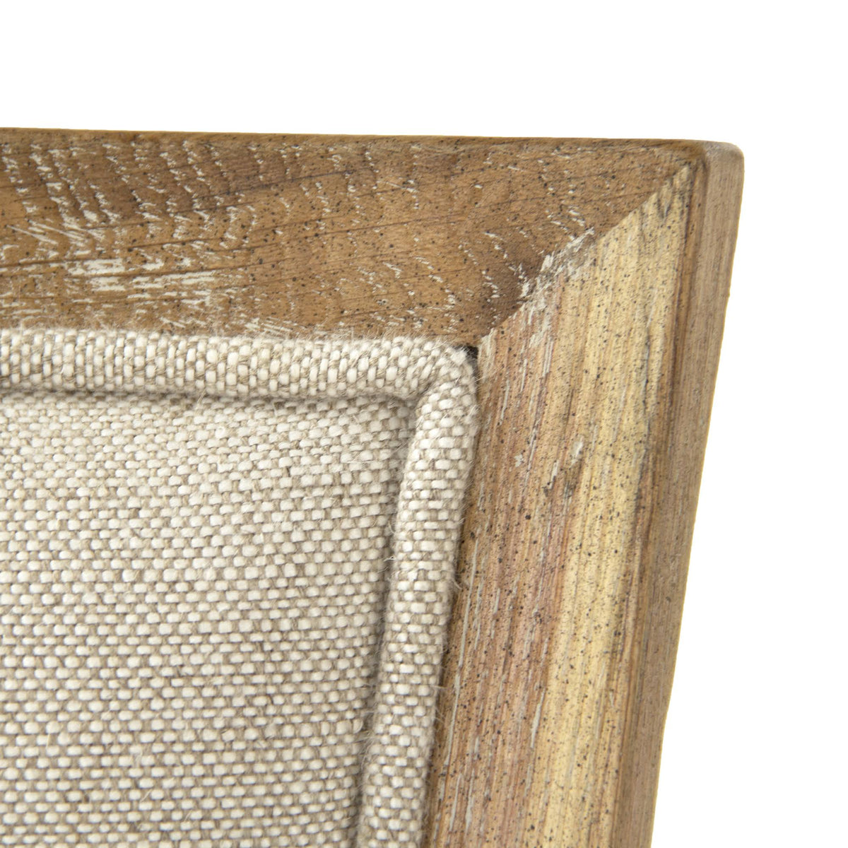 Natural Cream Linen Side Chair S11052