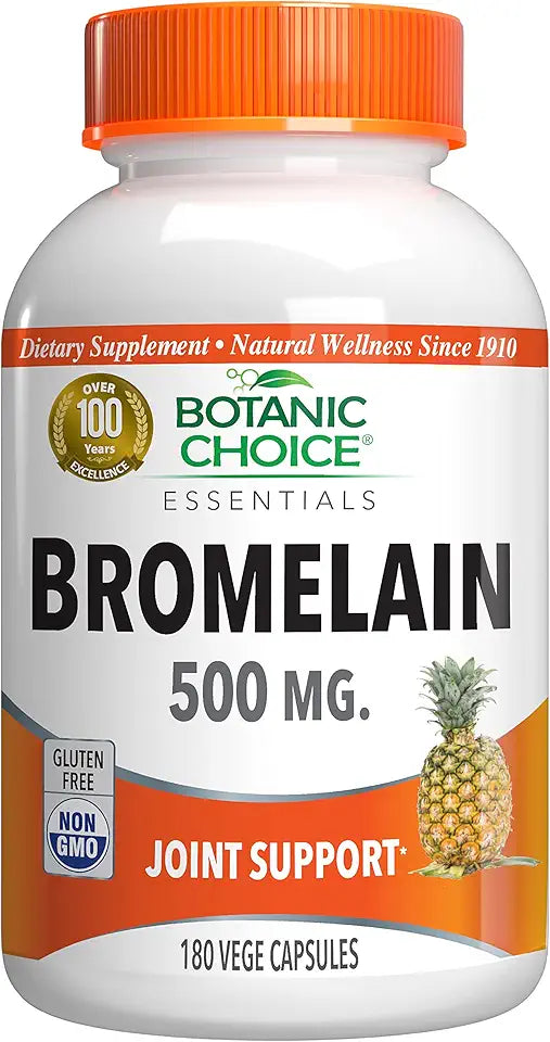 Bromelain 500 mg 180 Capsules C86354