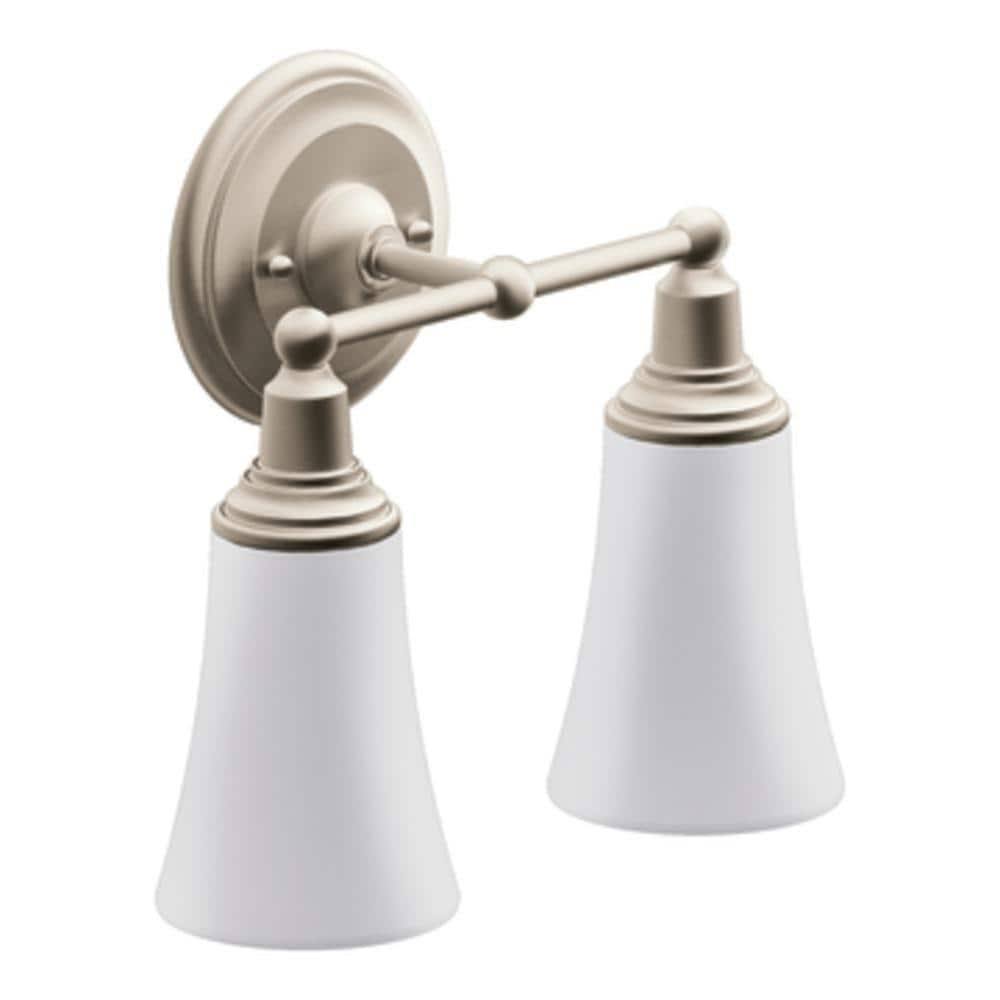 Brushed Nickel Bath Light Y5654
