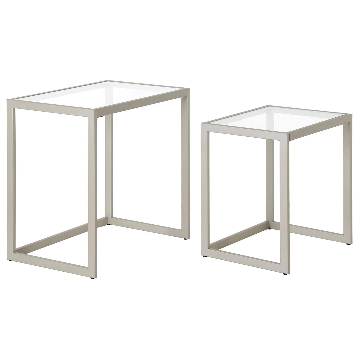 Satin Nickel Nesting Side Table Set M5663