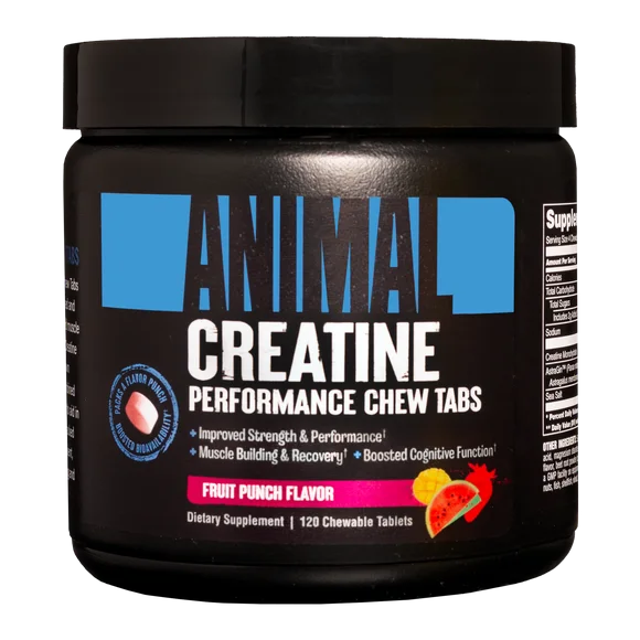 Creatine Monohydrate Chews 5g 120 Count Fruit Punch G3598