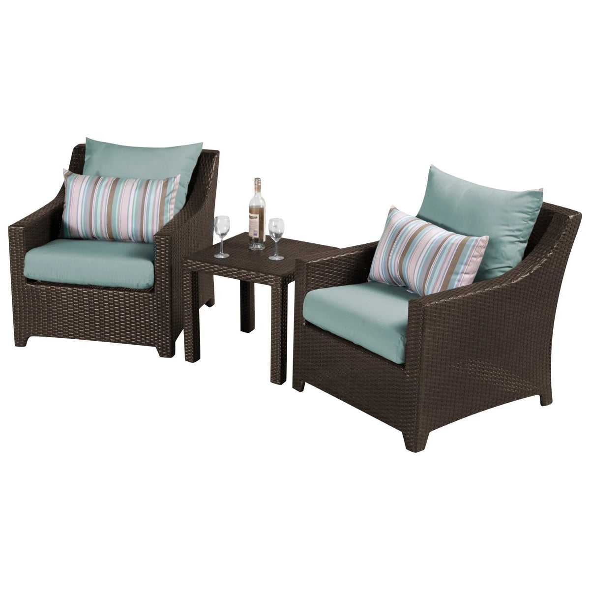Outdoor Club Chair Set and Side Table H4328