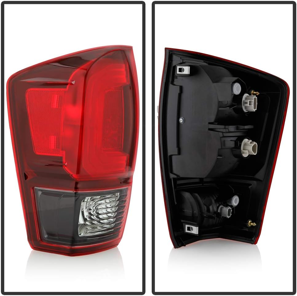 Dark Red Tail Lights Assembly Pair Set Z976085