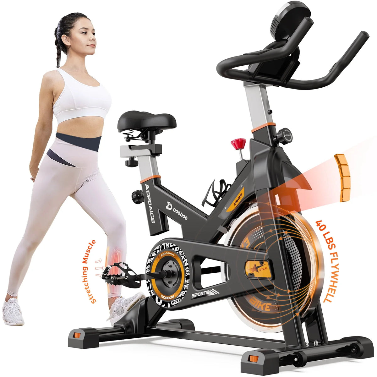 Magnetic Resistance Indoor Cycling Bike J37055