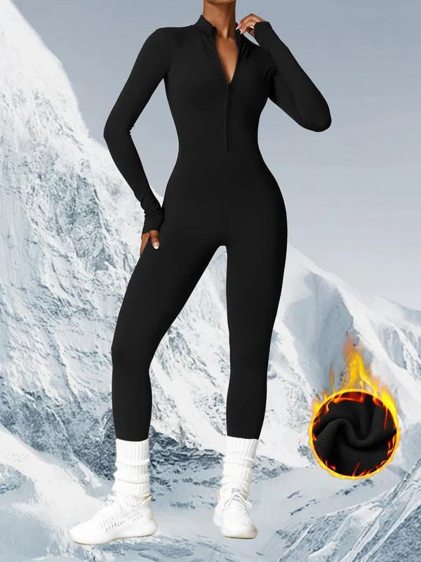 Women's Zip Front Ski Jumpsuit N808