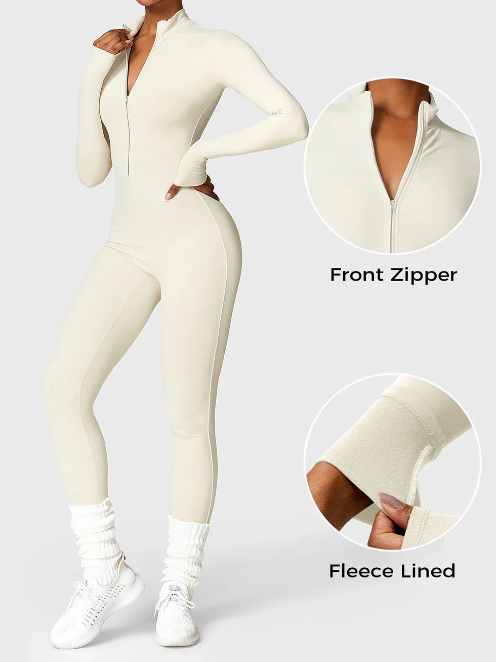 Women's Zip Front Ski Jumpsuit N808
