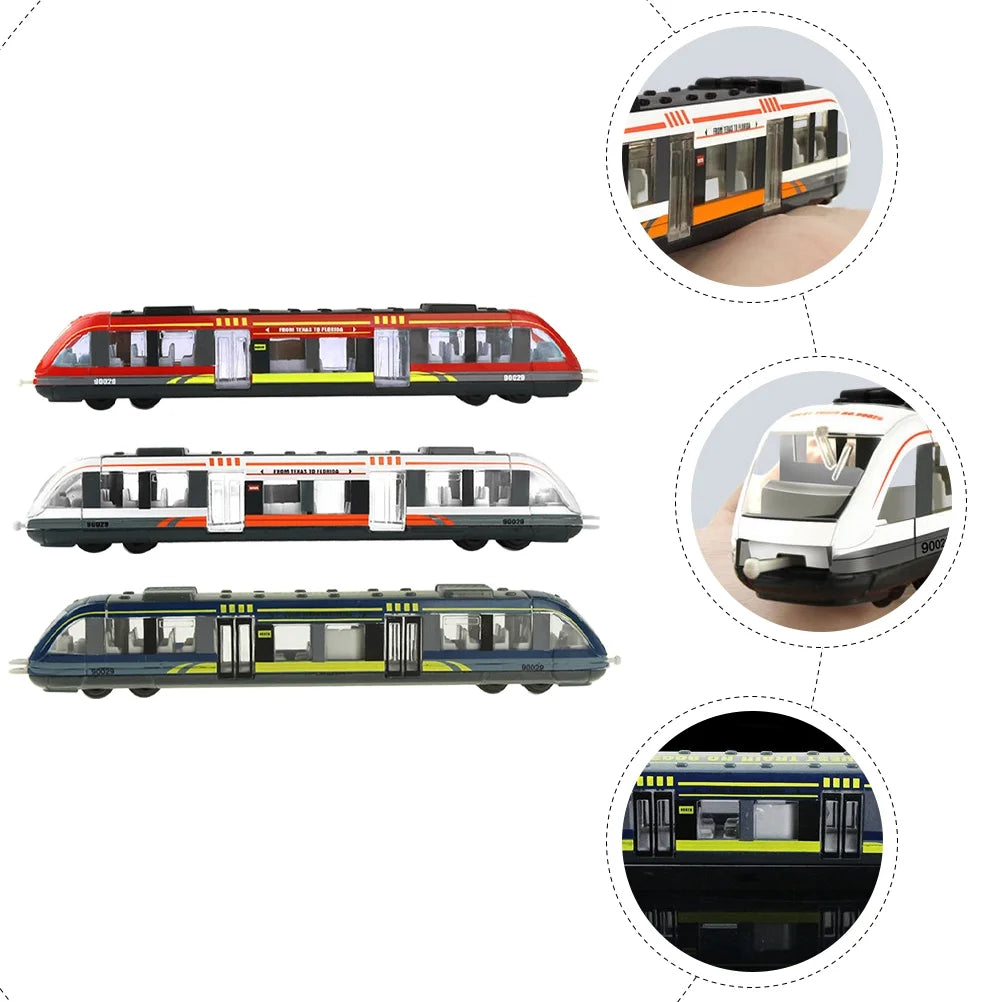 3pcs Simulation Electric Train Toy M265