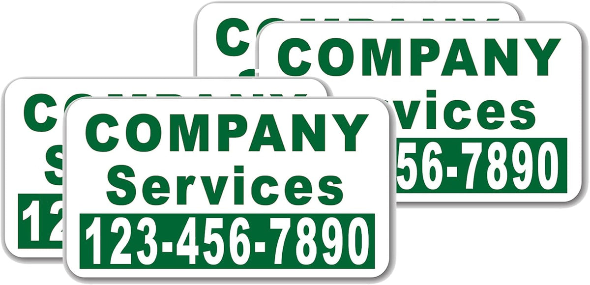 24"x12" Custom Car Magnets with Rounded Corners, 1-Color Print, Pack of 2 P22682