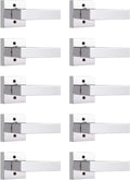 10 Pack Commercial Privacy Door Levers, Polished Chrome Finish T1578